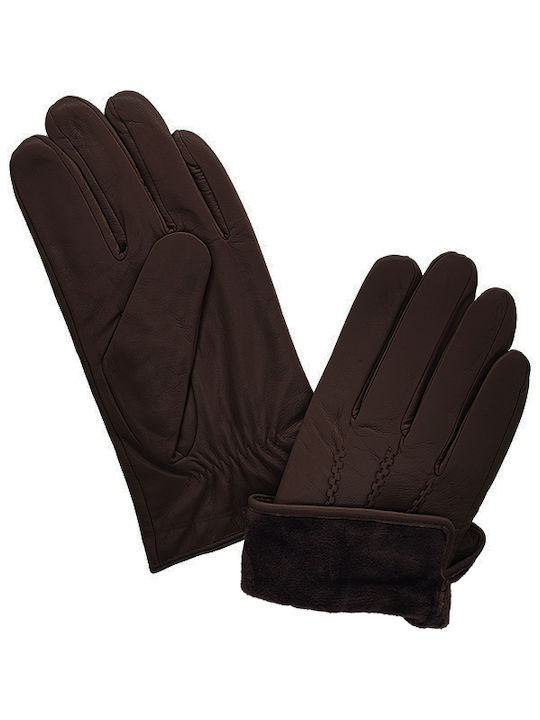 Braun Leder Handschuhe