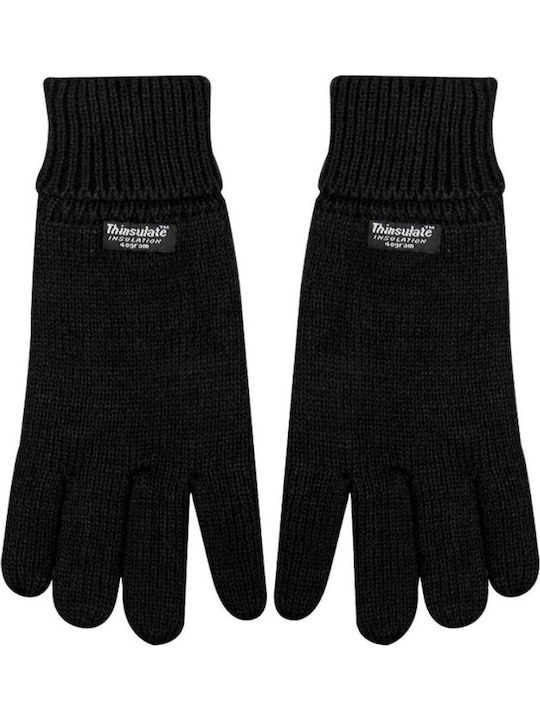 Men's Knitted Gloves Black
