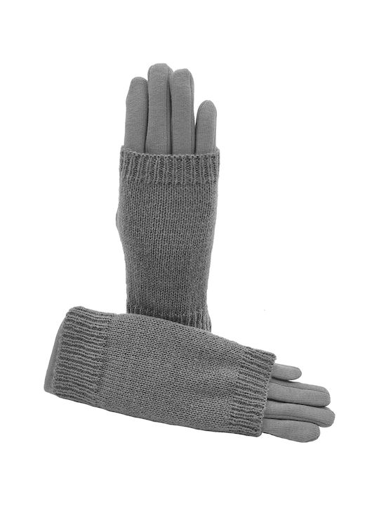 Gift-Me Gray Gestrickt Handschuhe Berührung