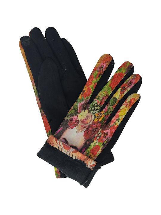 Gift-Me Women's Woolen Touch Gloves Multicolour