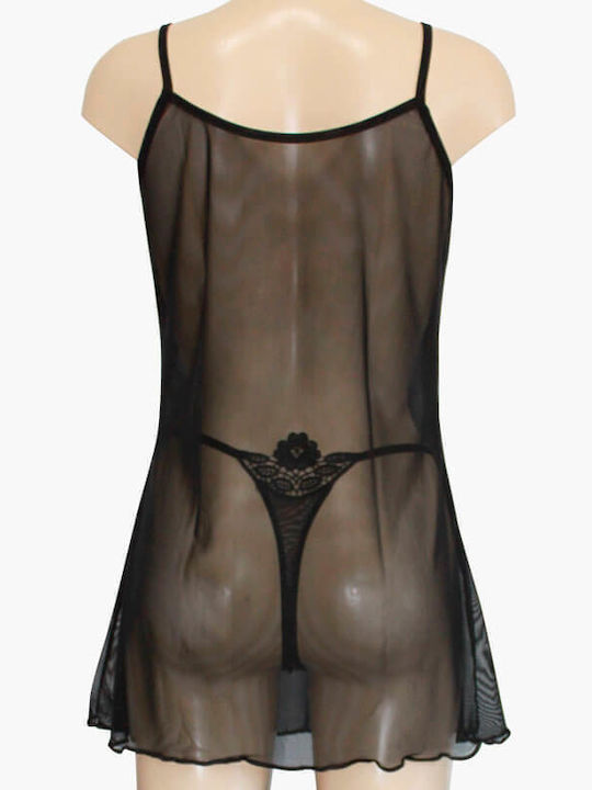 A.A UNDERWEAR Sommer Babydoll Schwarz