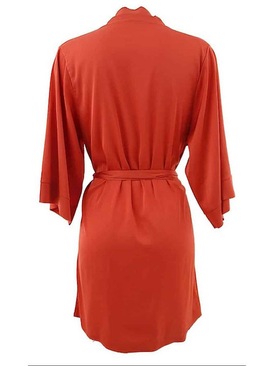 Bonatti Sommer Damen Satin Robe Orange