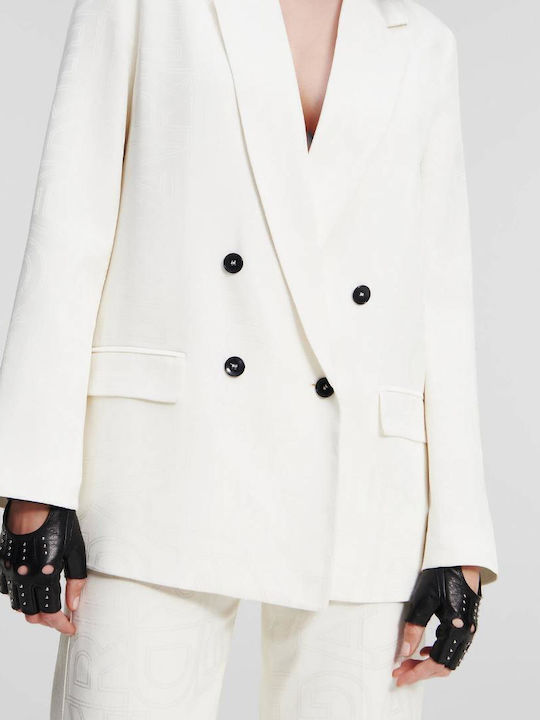 Karl Lagerfeld Damen Blazer Weiß