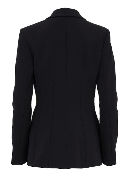 Elisabetta Franchi Damen Blazer Schwarz