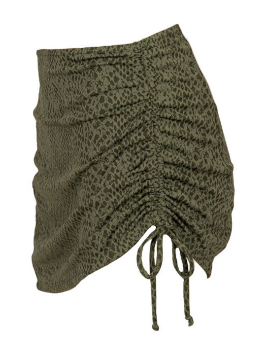 Set mit Mini Rock Khaki
