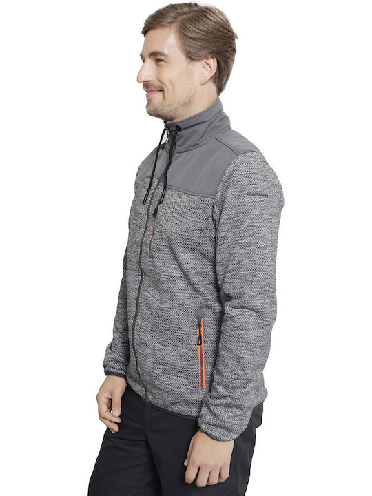 Ανδρική Ζακέτα Fleece Γκρι