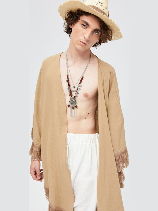 Men's Cardigan Beige
