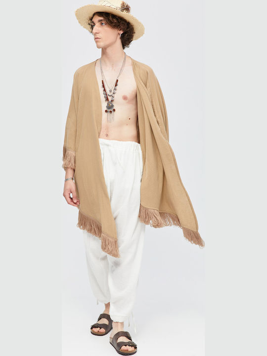 Men's Cardigan Beige