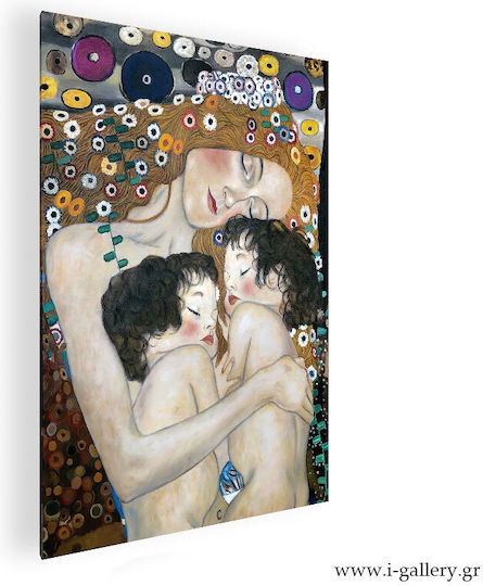 I-gallery Mother And Twins Картина Копие на Густав Климт Платнен 50x70см