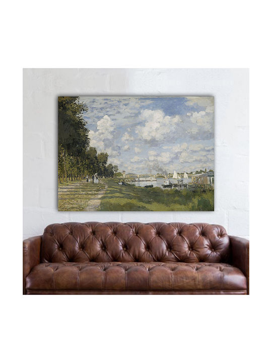 I-gallery The Marina At Painting Copy of Monet on Canvas 30x20cm