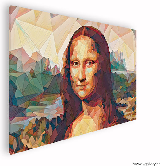 I-gallery Mona Lisa Da Painting Copy of Da Vinci on Canvas 30x20cm