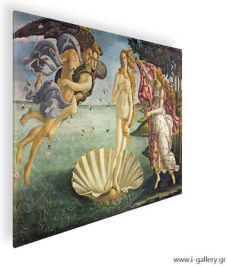 I-gallery The Birth Of Πίνακας Αντίγραφο του Sandro Botticelli σε Καμβά 40x30cm