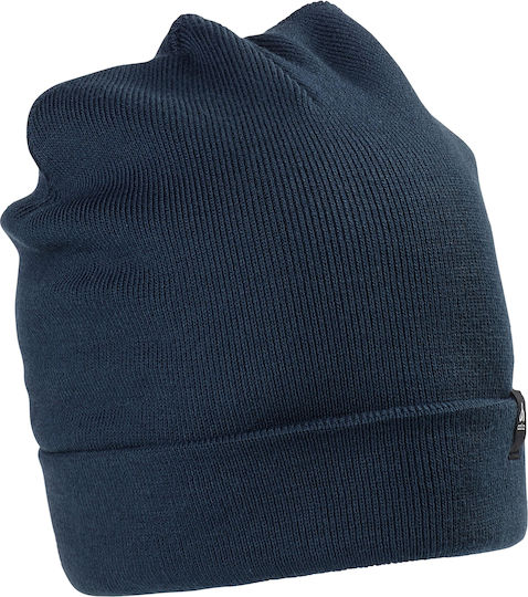 Skadi Beanie Unisex Knitted Beanie in Navy Blue Color