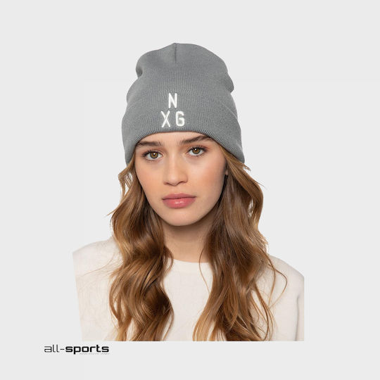 Beanie Unisex Beanie mit Rippstrick in Gray Farbe