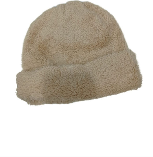 Beanie Frauen Beanie Gestrickt in Beige Farbe