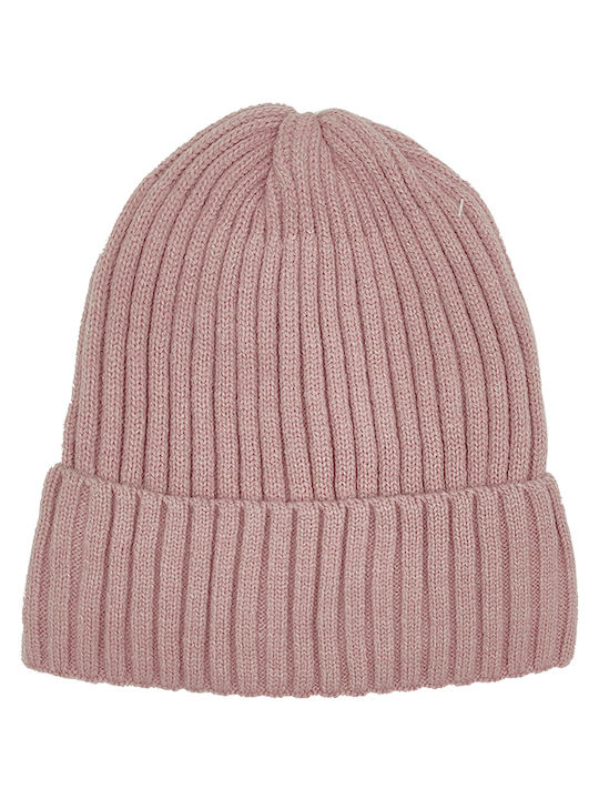 Gift-Me Knitted Beanie Cap Pink