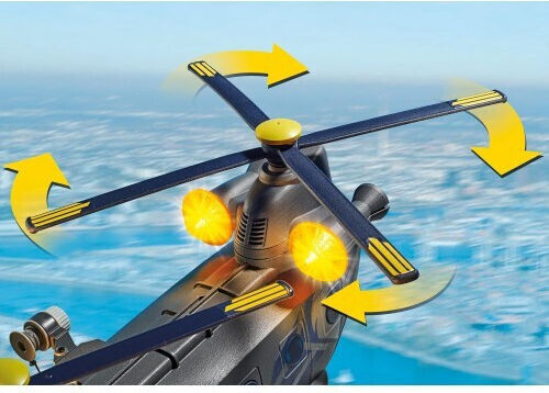 Playmobil City Action Special Forces Helicopter With Two Rotors for 5 Years