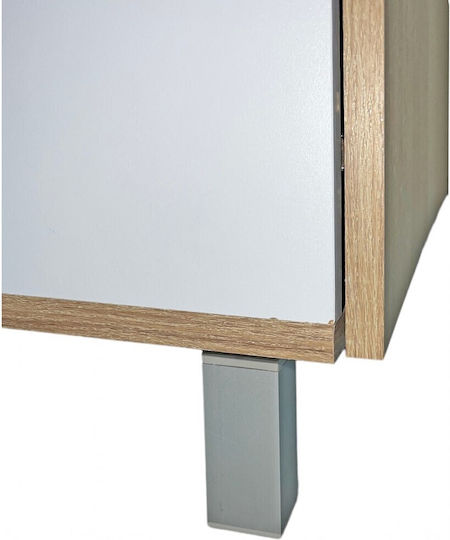 Επιδαπέδιο Ντουλάπι Λευκό 101x42.3x185εκ. Επιδαπέδιο Ντουλάπι Λευκό 101x42.3x185εκ.