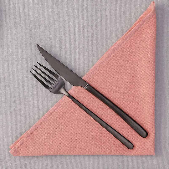 Hauz Servietten Set 2 Stück Koralle 33x33 cm