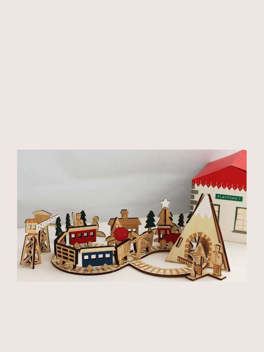 Meri Meri Adventskalender Eisenbahn Zug Selbstgemacht Holz