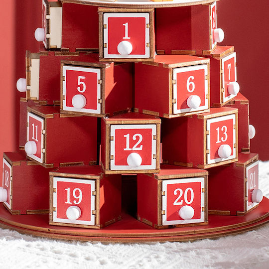 HomCom Advent Calendar DIY Χάρτινο