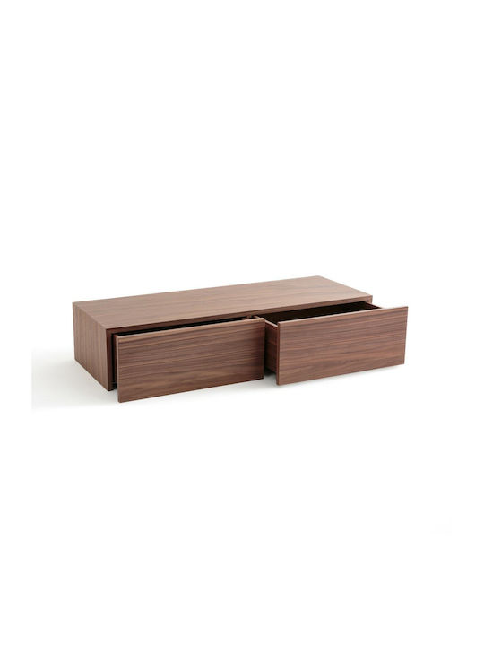 Am.Pm Rechteckig Garderobenschublade aus MDF in Braun Farbe 110x40cm 1Stück