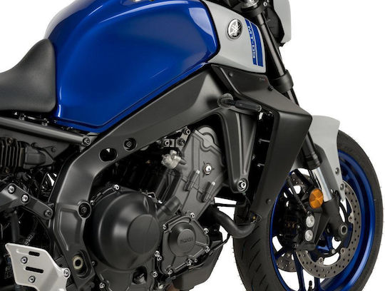 Puig Πλαϊνό Πλαστικό Μοτοσυκλέτας για Yamaha MT-09 Μαύρο