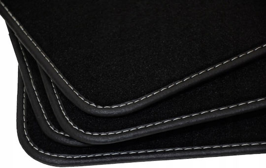 Rezaw Plast Set of Front and Rear Mats 4pcs for Seat Ibiza Black