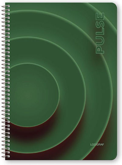 Logigraf Spiral Notebooks Ruled A4 90 Sheets 3 Subjects PULSE Multicolour 6pcs