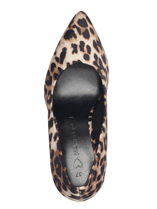 Anatomic Synthetic Leather Pointed Toe Multicolour Heels Animal Print 2-22422-41 933