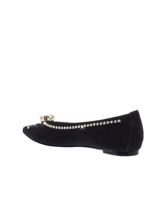 Ras Suede Ballerinas Black