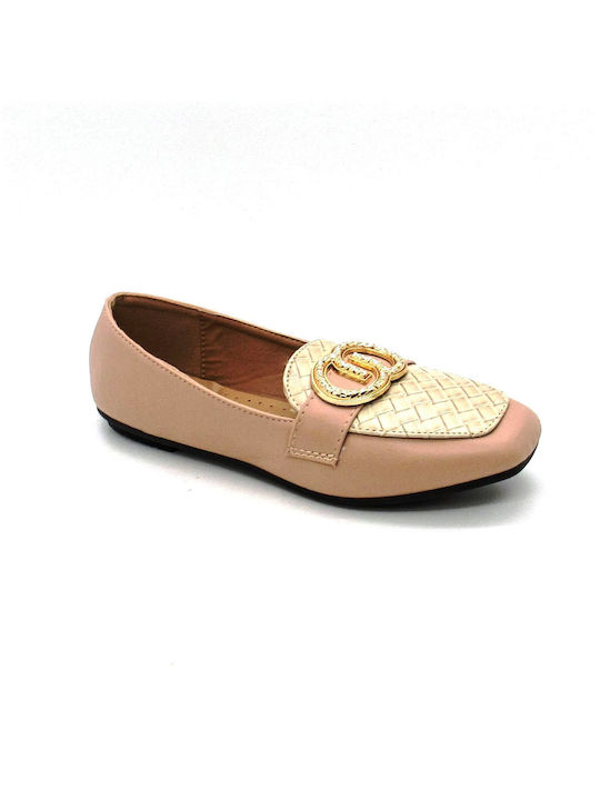 Plato Damen Loafers in Gold Farbe