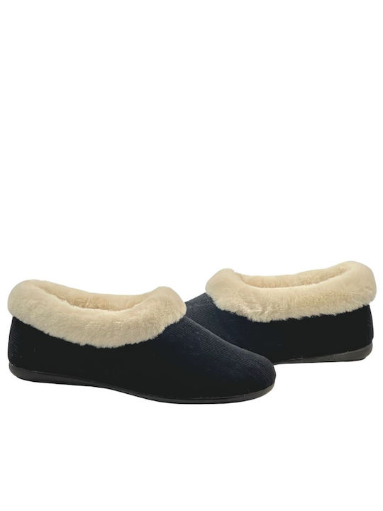 Yfantidis Closed-Toe Women's Slippers Black