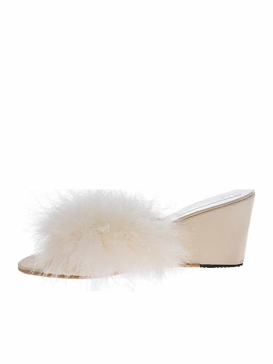 Brautschuhe Damen Hausschuhe Beige