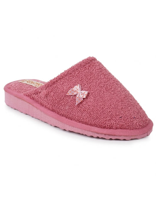 Piazza Shoes Terry Women's Slippers Pink