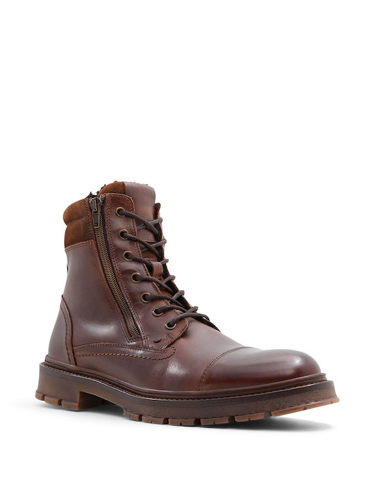 Δερμάτινα Καφέ Ανδρικά Μποτάκια