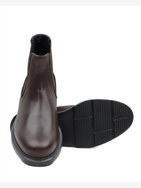 Truman 14 Leather Brown Chelsea Boots Anatomical