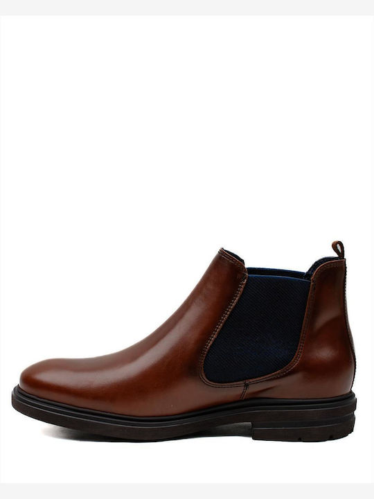 Leather Brown Chelsea Boots