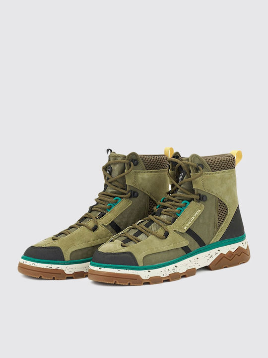 Abbasi Wildleder Herrenstiefel Khaki