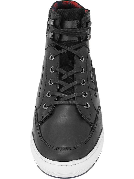 Leder Schwarz Herrenstiefel
