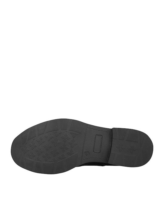 Piele Negru Ghete barbati