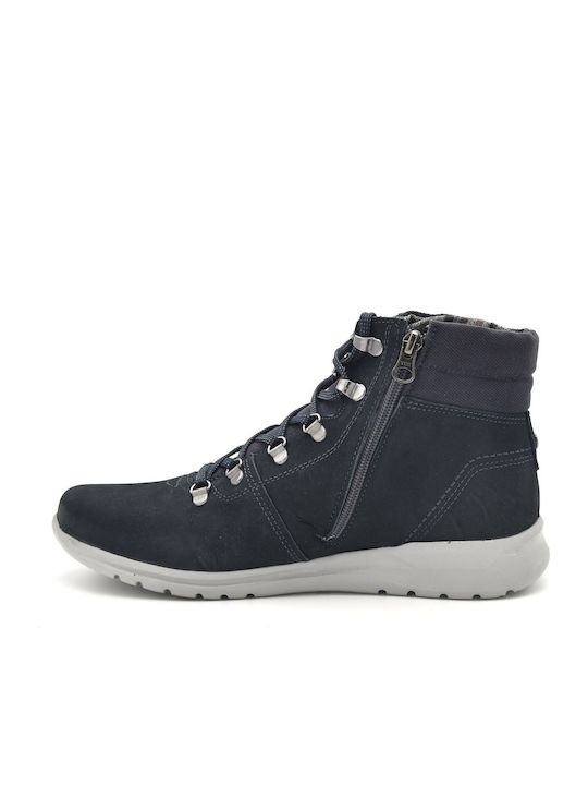 Leather Blue Men's Boots Anatomical