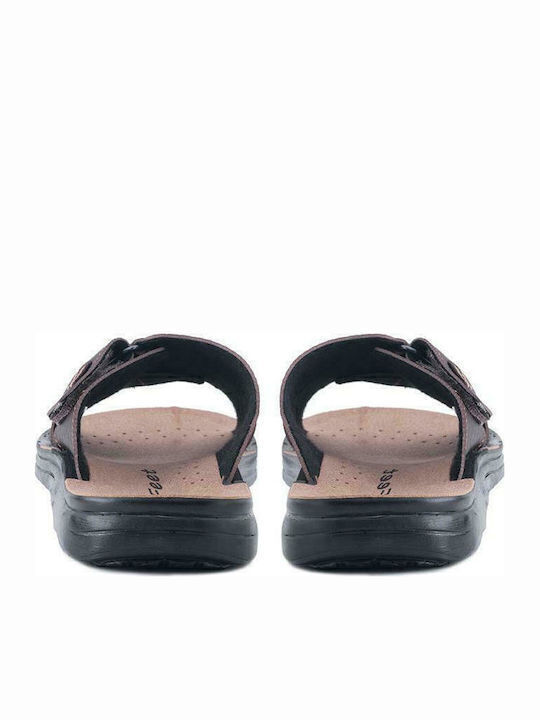 Men's Sandals Plain Brown