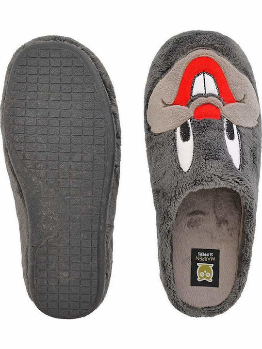 Herren Hausschuhe Grau