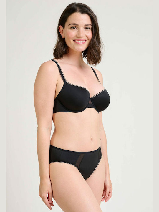 Sans Complexe Minimizer Push Up Minimizer Bra Black