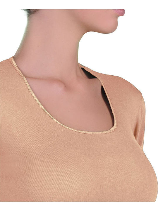 Women's Long Sleeve T-Shirt Beige