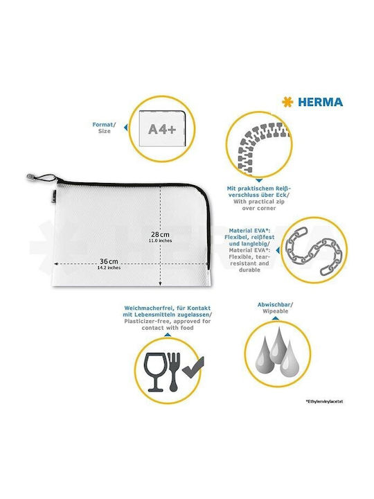 Herma Toiletry Bag with Transparency