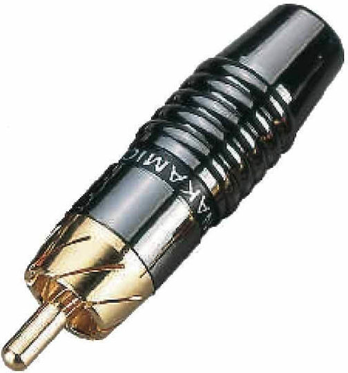 Soundsation Plug RCA male Black (SRCA018M-B)