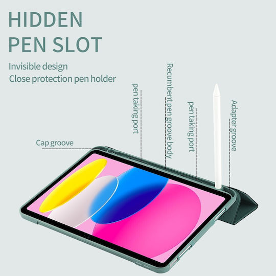 Tri-Fold Flip Cover Μαύρη (Universal 10.9")