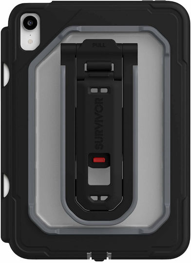 Griffin Survivor Flip Cover Ανθεκτική Μαύρη (iPad mini 2021 / mini 2024)